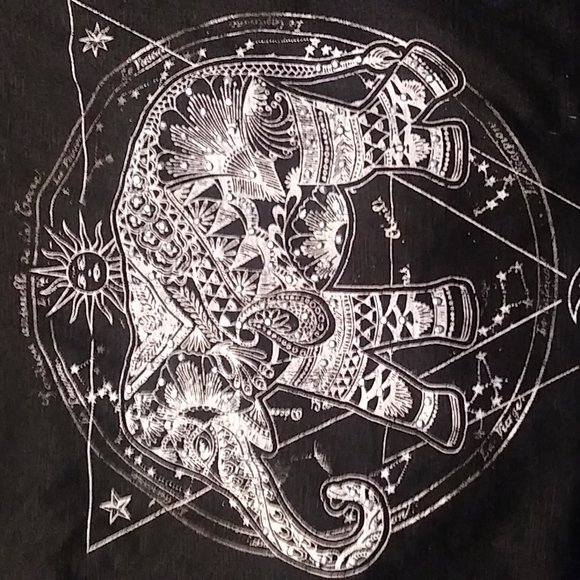 Tru Self Tops - Tru Self Elephant Designed Shirt